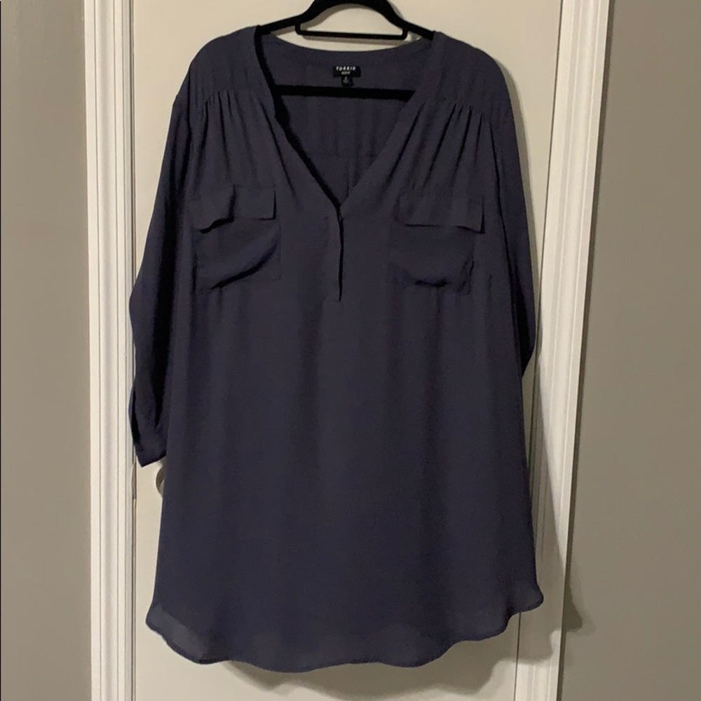 Fog grey Harper top
